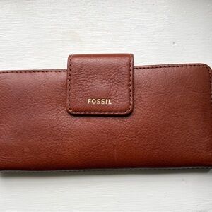 Fossil Madison Slim Leather Bifold Wallet